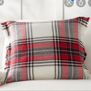 Pottery Barn Plaid Pillow Cover 20”